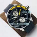 IWS Factory Swiss IWC Aquatimer Black Chronograph Replica Watch
